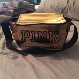 Pink victoria secret lunch box new never used